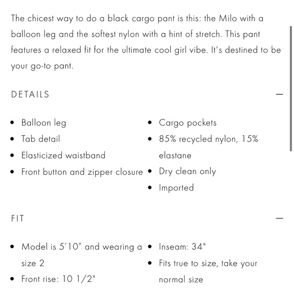 Alice and Olivia Milo cargo pants - Picture 4 of 5